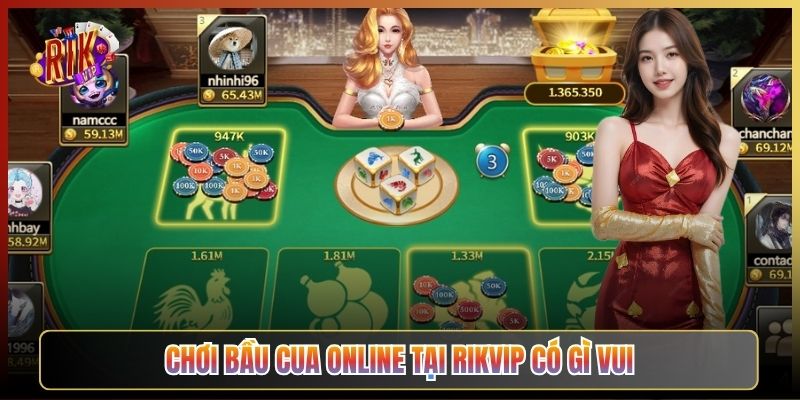 Chơi Bầu Cua Online Tại Rikvip Có Gì Vui