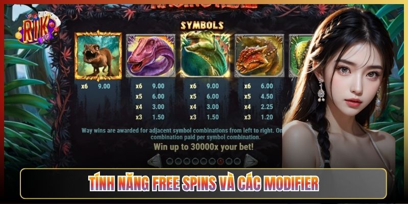 Tính Năng Free Spins Và Các Modifier
